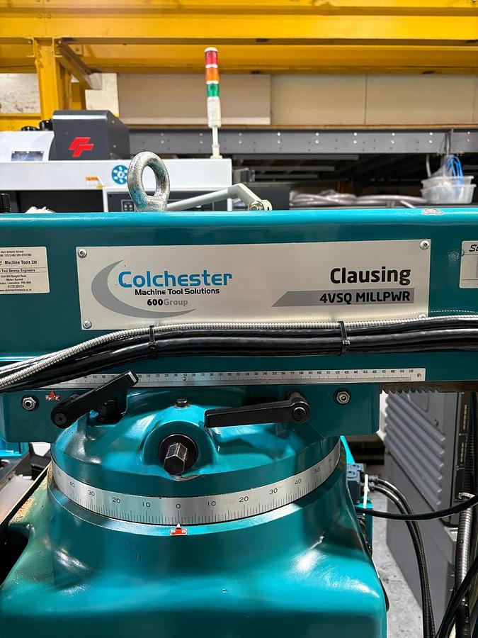 Used 2018 CLAUSING COLCHESTER 4VSQ MILLPWRg2 3 Axis