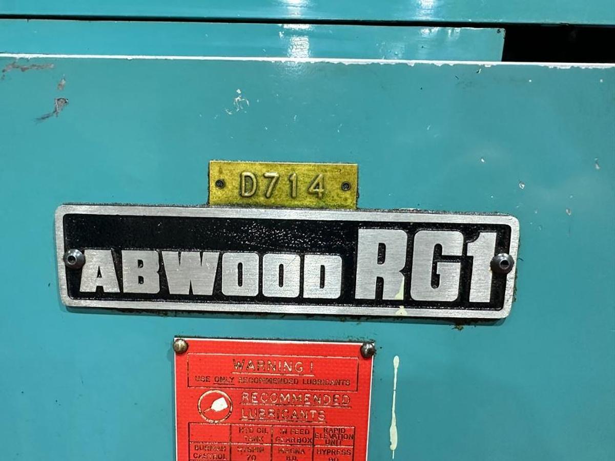 Used ABWOOD RG1-24 HORIZONTAL SPINDLE ROTARY TABLE ‘RING’ SURFACE GRINDING MACHINE