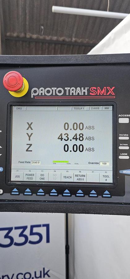 Used 2013  XYZ PROTO TRAK SMX 3000 CNC TURRET MILLING MACHINE