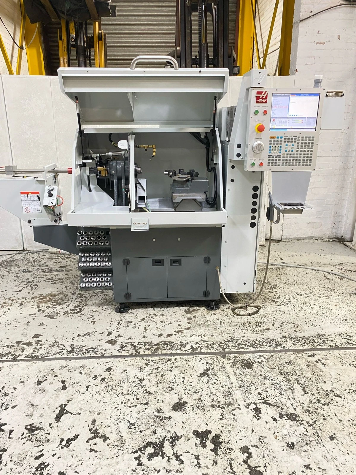 Used 2021 HAAS CL-1 2 AXIS CNC CHUCKING LATHE WITH BARFEED