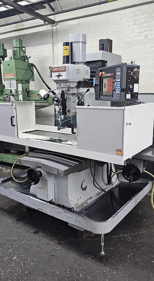 Used XYZ SMX 5000 VERTICAL BED TYPE CNC MILLING MACHINE