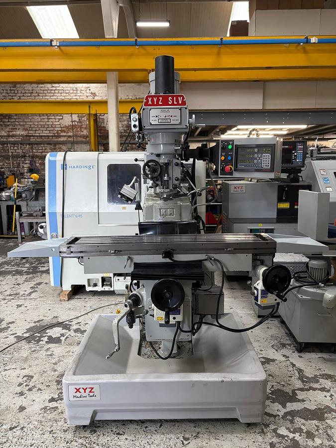 Used XYZ SLV HEAVY DUTY TURRET MILLING MACHINE