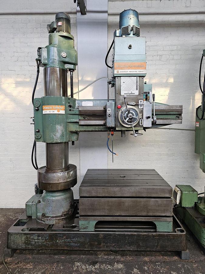 Used ASQUITH 2PT 12-54 POWERTHRUST RADIAL ARM DRILL