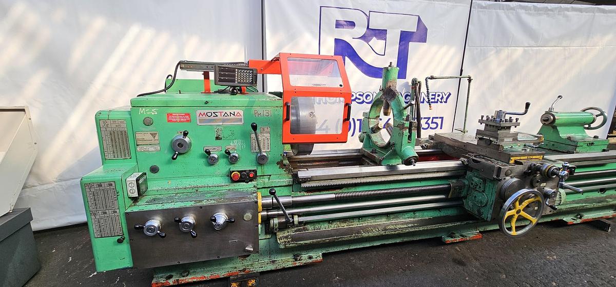 Used MOSTANA 1M63 x 3000 Gap Bed Centre Lathe