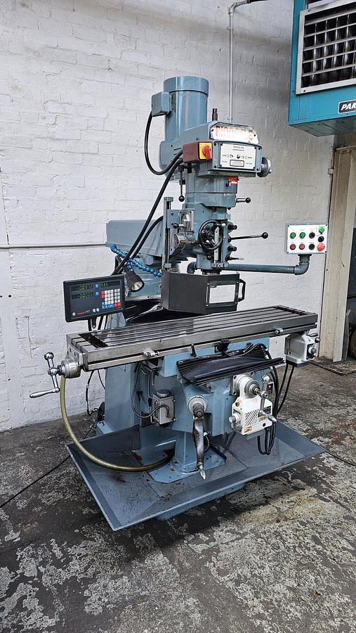 Used EXCEL PINNACLE PKTM-5VS HEAVY DUTY TURRET MILLING MACHINE – EXCELLENT CONDITION!