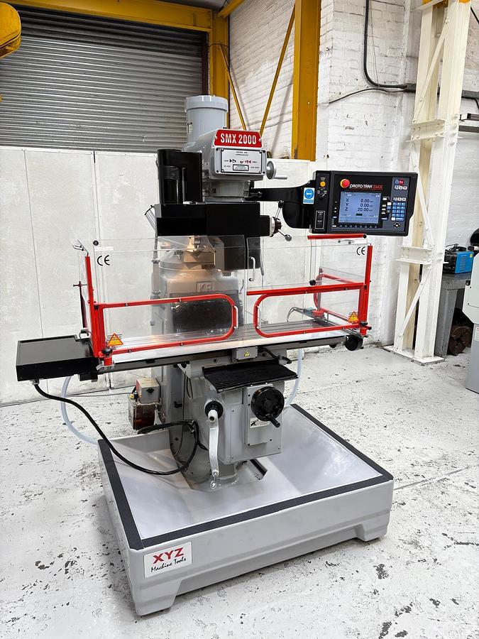 Used XYZ SMX 2000 THREE AXIS CNC TURRET MILLING MACHINE – EXCELLENT CONDITION – EX UNIVERSITY