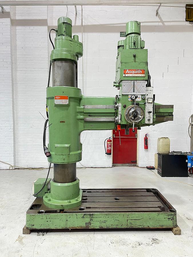 Used ASQUITH OD1 MK2 14/54 RADIAL ARM DRILL
