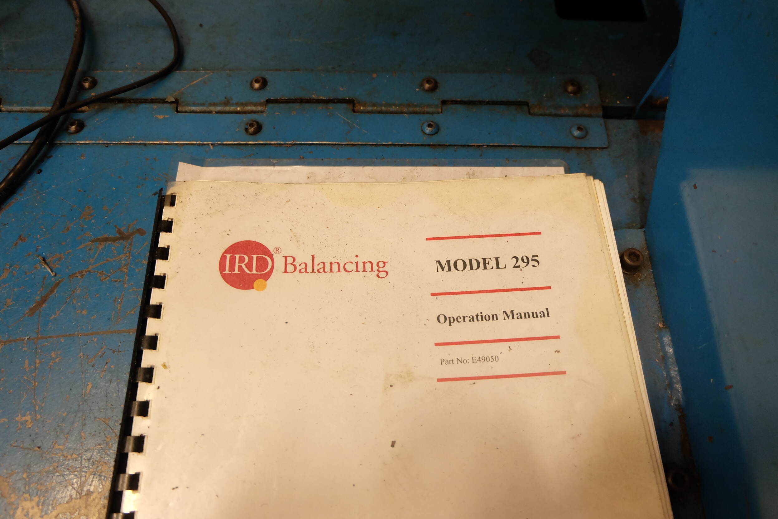 Used IRD B750RR SERIES SOFT BEARING HORIZONTAL DYNAMIC BALANCING MACHINE