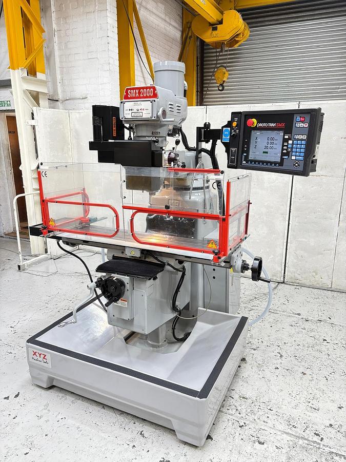 Used XYZ SMX 2000 THREE AXIS CNC TURRET MILLING MACHINE – EXCELLENT CONDITION – EX UNIVERSITY