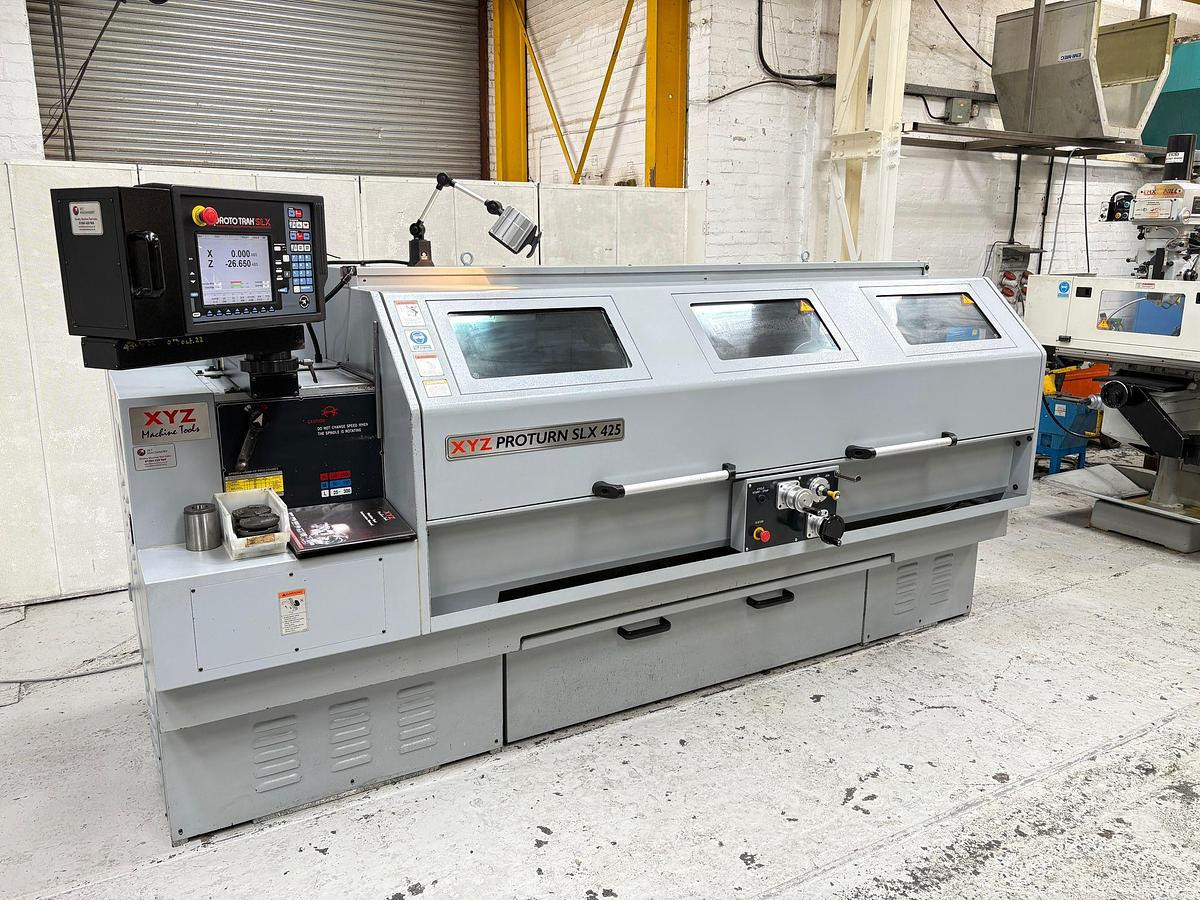 Used XYZ PROTURN SLX 425 X 2000MM CNC/MANUAL TEACH GAP BED CENTRE LATHE
