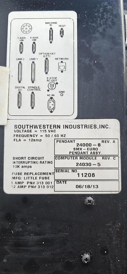 Used 2013  XYZ PROTO TRAK SMX 3000 CNC TURRET MILLING MACHINE