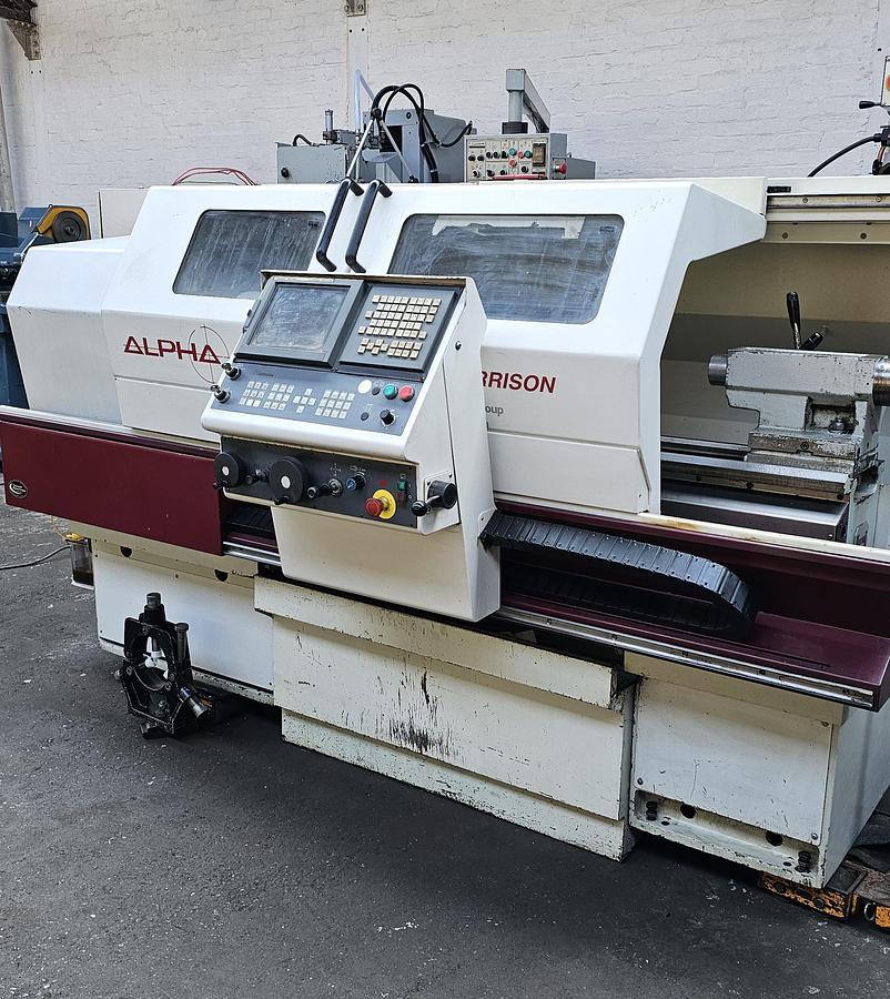 Used HARRISON ALPHA 1400S X 1250MM CNC/MANUAL GAP BED CENTRE LATHE