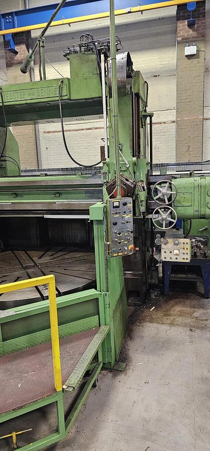 Used 1970 WEBSTER & BENNETT 120" DCM DOUBLE COLUMN VERTICAL BORING AND TURNING MACHINE
