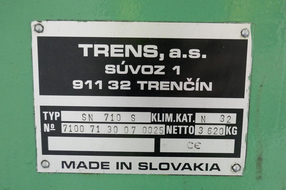 Used 2007 TRENS SN710S GAP BED UNIVERSAL CENTRE LATHE
