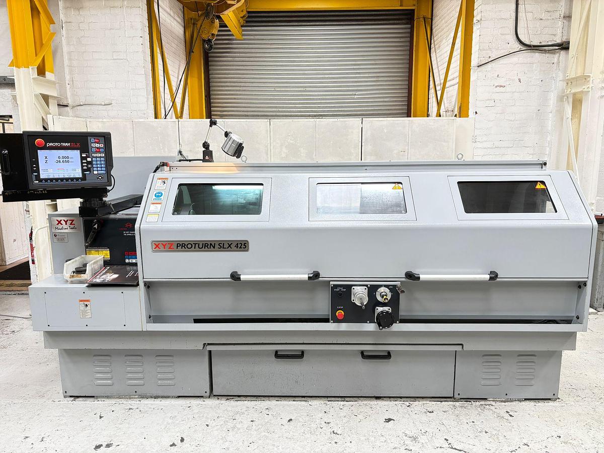 Used XYZ PROTURN SLX 425 X 2000MM CNC/MANUAL TEACH GAP BED CENTRE LATHE