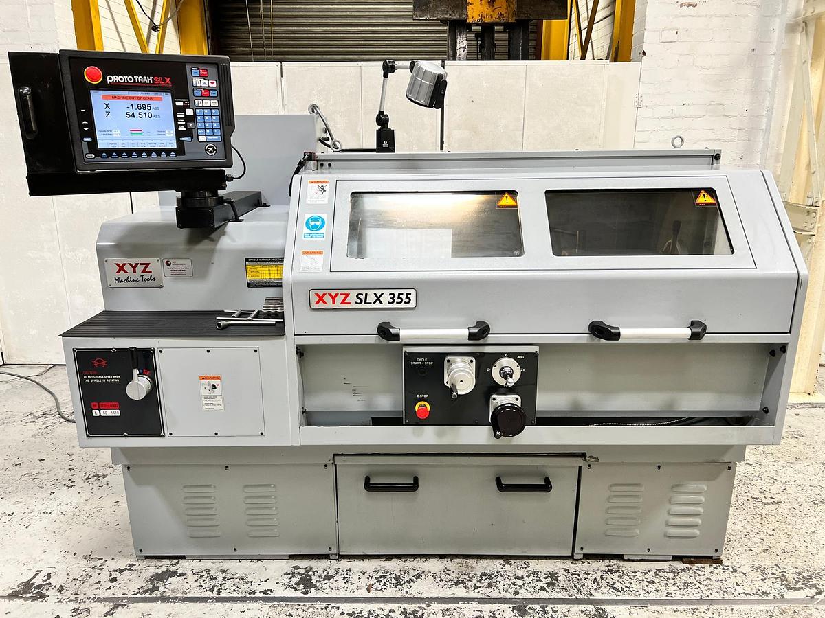 Used SOLD – XYZ PROTURN SLX 355 X 1000MM CNC/MANUAL TEACH GAP BED CENTRE LATHE – SOLD