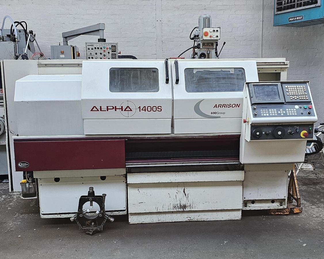 Used HARRISON ALPHA 1400S X 1250MM CNC/MANUAL GAP BED CENTRE LATHE