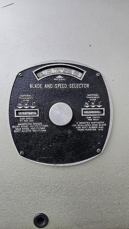 Used STARTRITE 20RWH VERTICAL BANDSAW WITH HYDRAULC TABLE FEED