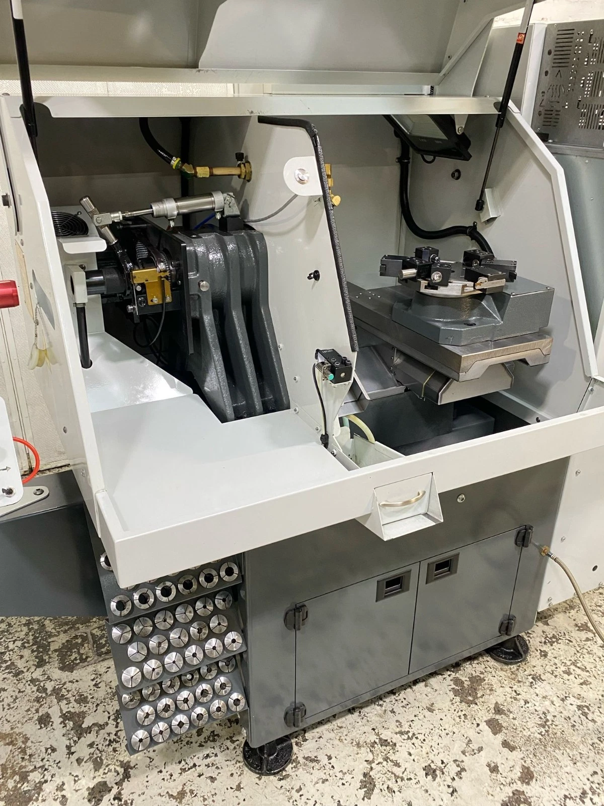 Used 2021 HAAS CL-1 2 AXIS CNC CHUCKING LATHE WITH BARFEED