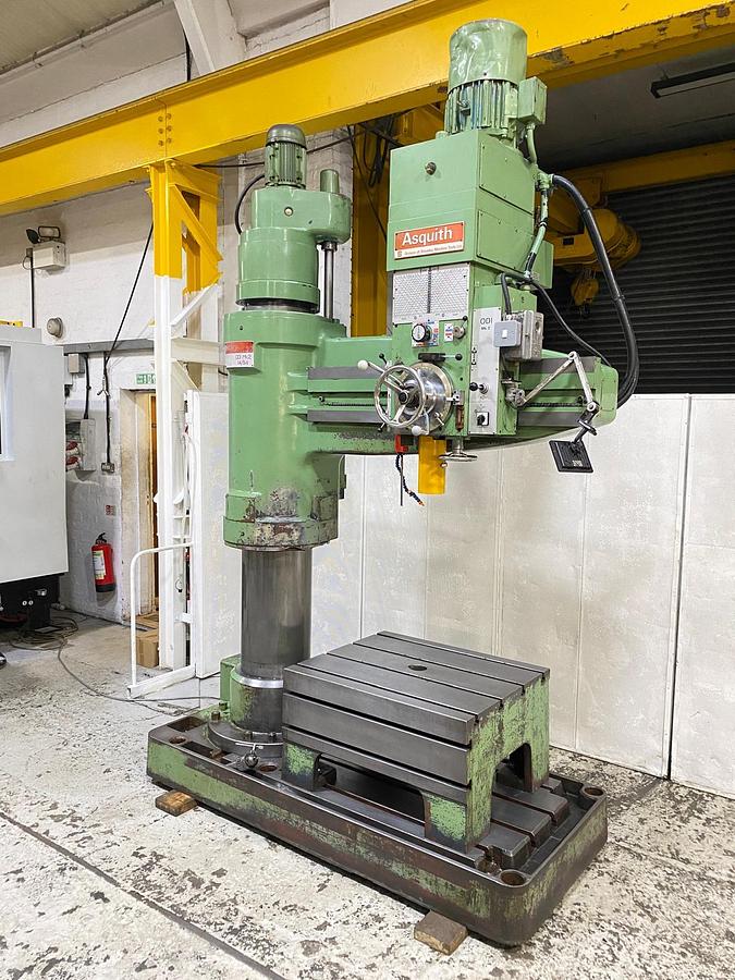 Used 1977 ASQUITH OD1 MK2 14/54 RADIAL ARM DRILL