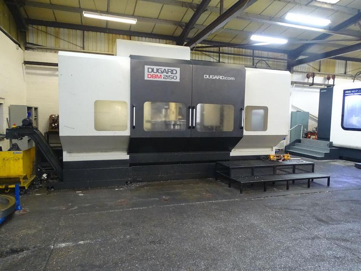 Used SOLD – DUGARD EUMACH DBM 2150/5X HEAVY DUTY 5 AXIS VERTICAL MACHINING CENTRE – SOLD