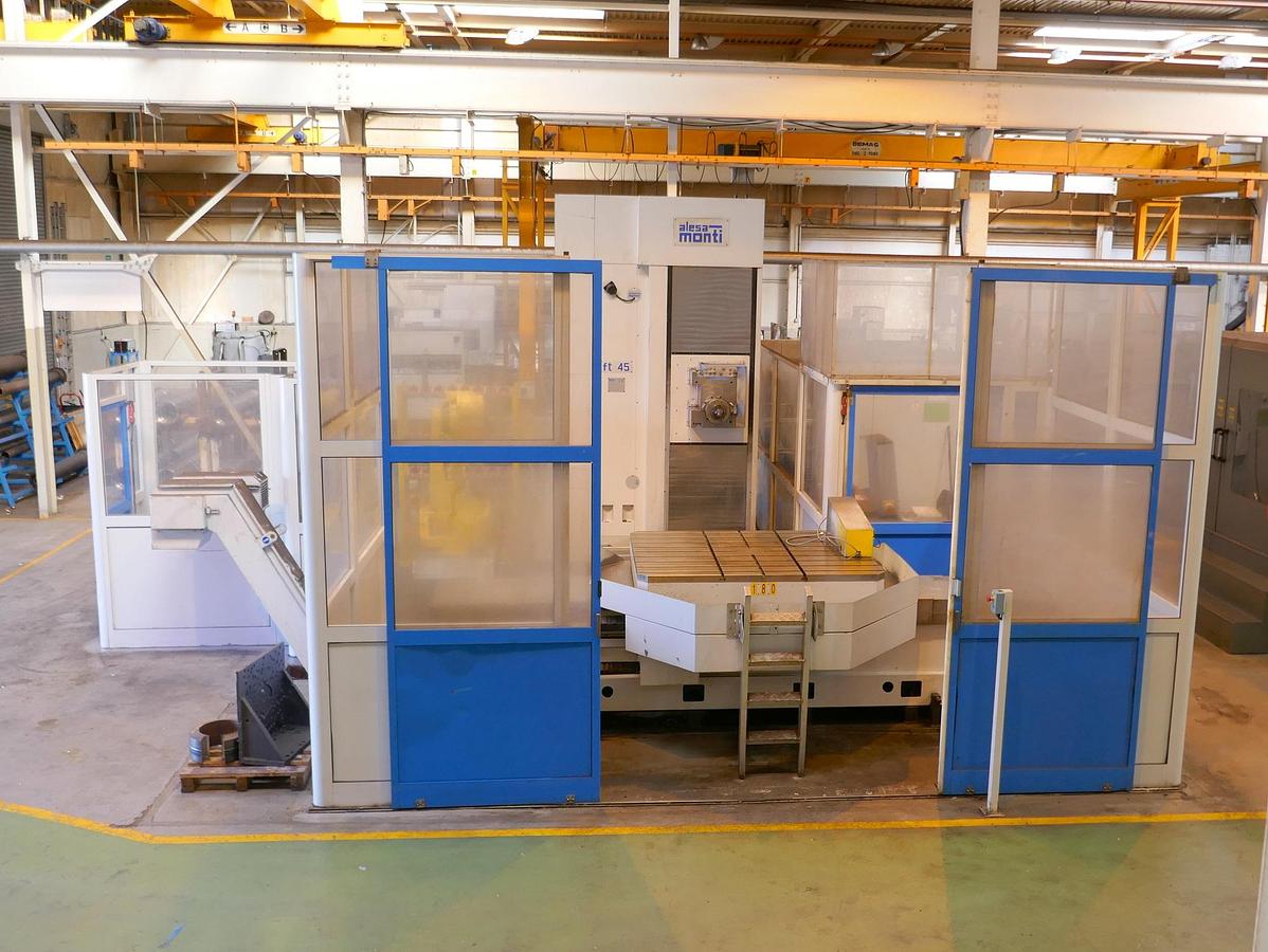 Used SOLD – ALESA MONTI FT 45 TG CNC HORIZONTAL CNC MILLING AND BORING MACHINE – SOLD