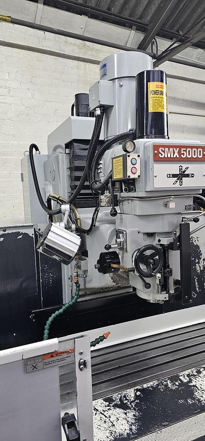 Used XYZ SMX 5000 VERTICAL BED TYPE CNC MILLING MACHINE