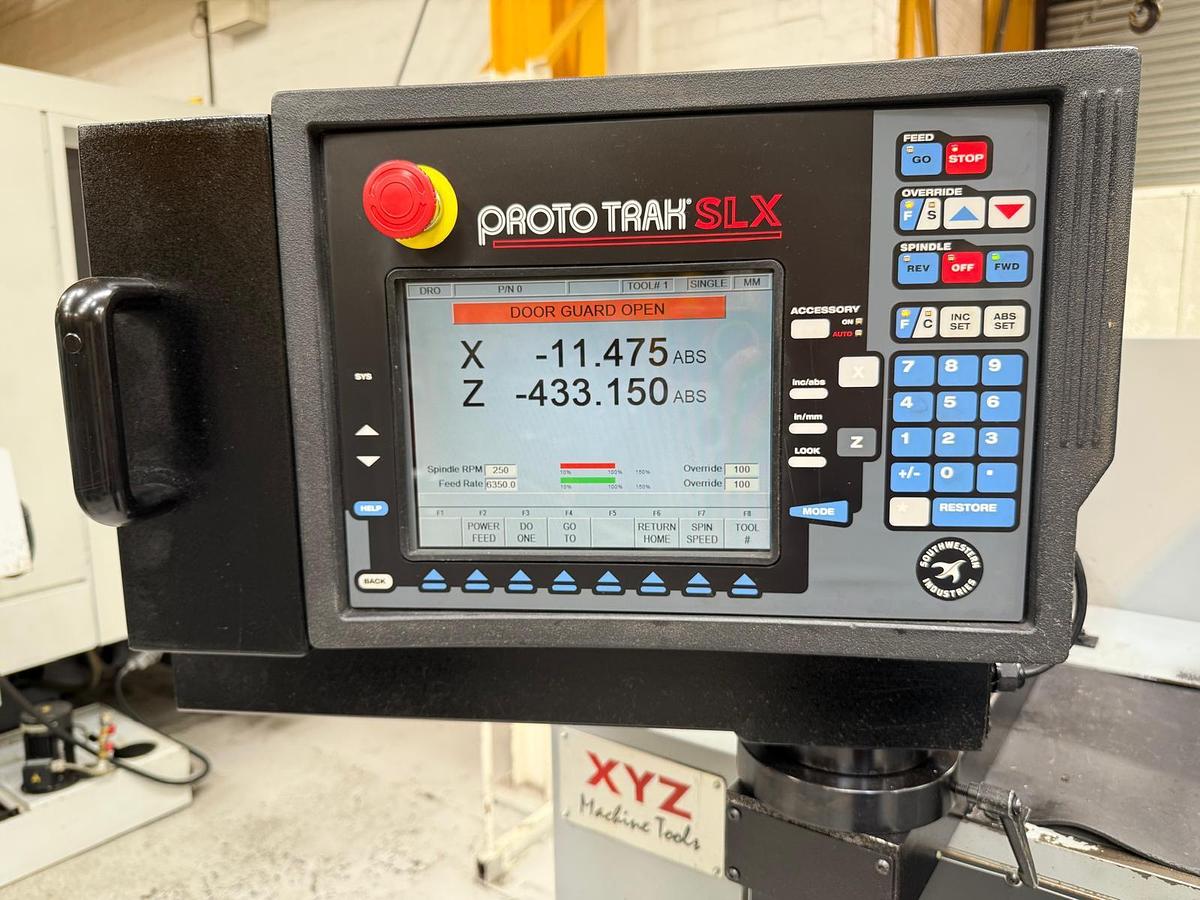 Used XYZ PROTURN SLX 425 X 1250MM CNC/MANUAL TEACH GAP BED CENTRE LATHE