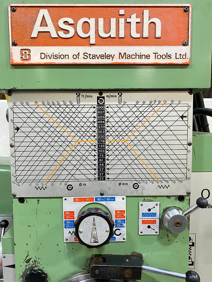 Used 1977 ASQUITH OD1 MK2 14/54 RADIAL ARM DRILL