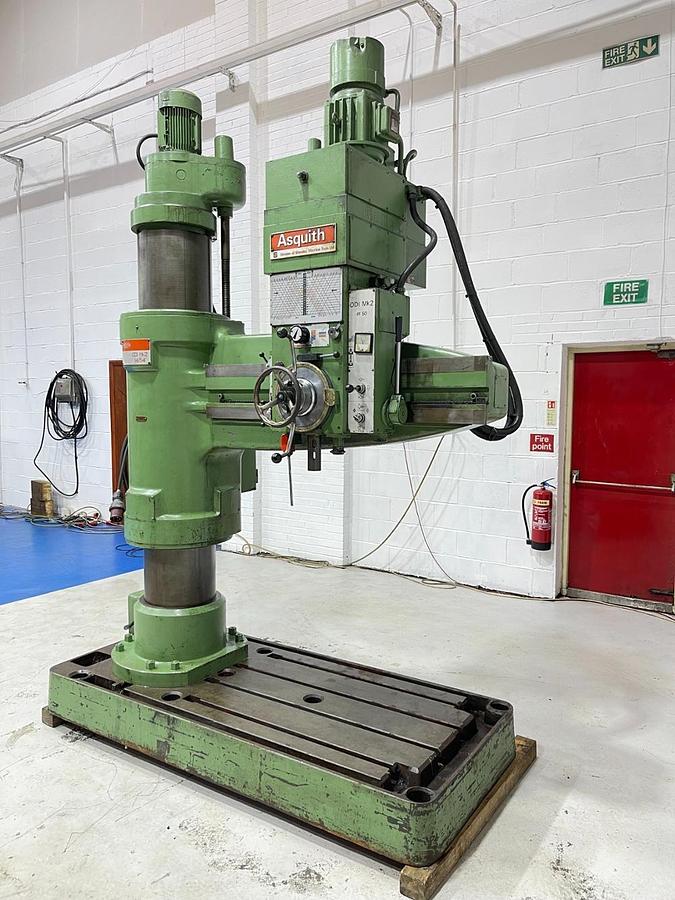 Used ASQUITH OD1 MK2 14/54 RADIAL ARM DRILL