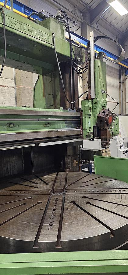 Used 1970 WEBSTER & BENNETT 120" DCM DOUBLE COLUMN VERTICAL BORING AND TURNING MACHINE