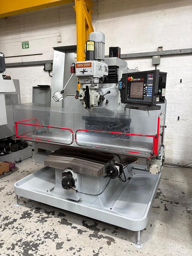 Used 2010 XYZ SMX 5000 VERTICAL BED TYPE CNC MILLING MACHINE