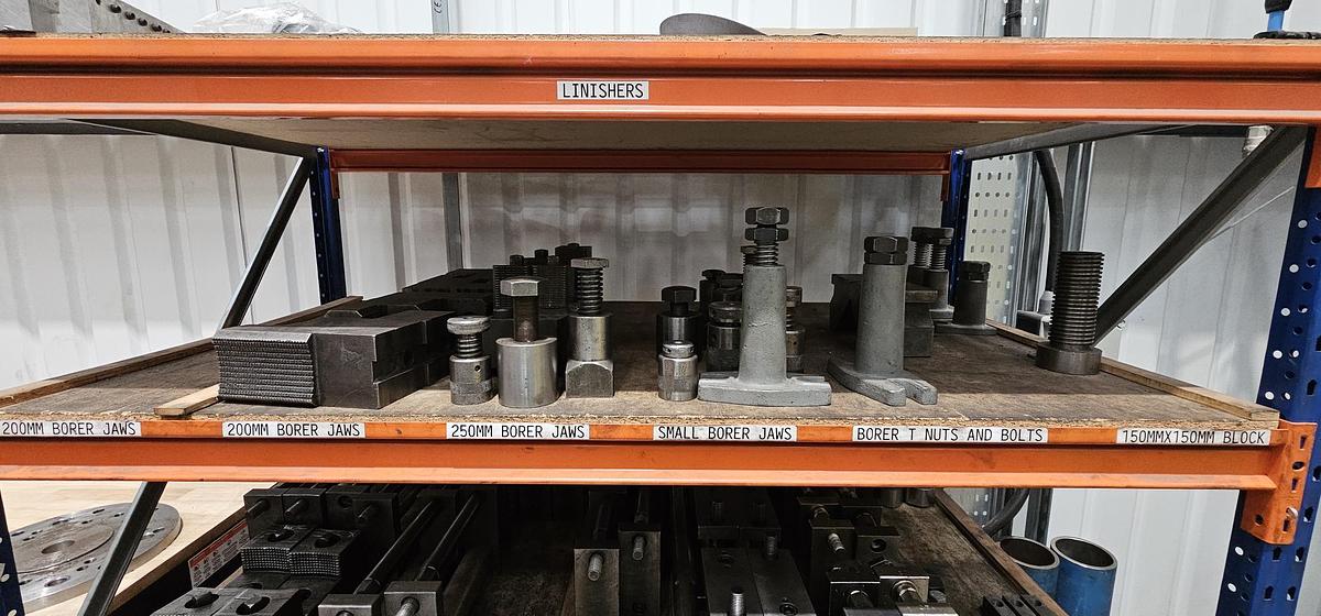 Used 1977 WEBSTER & BENNETT 120" DCM DOUBLE COLUMN VERTICAL BORING MACHINE