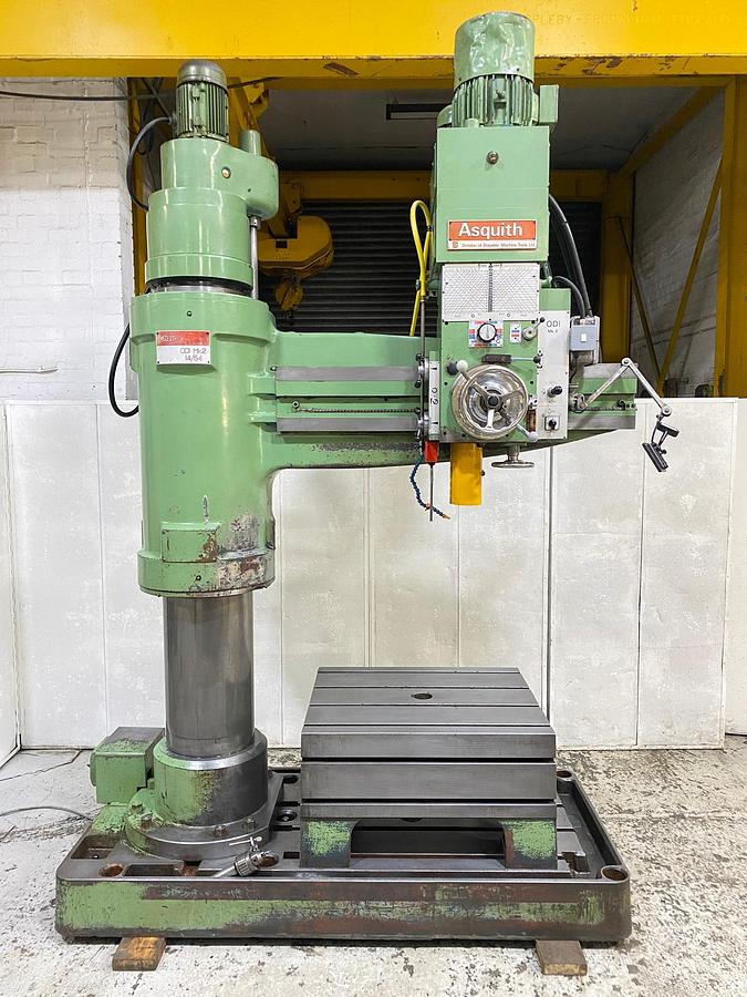 Used 1977 ASQUITH OD1 MK2 14/54 RADIAL ARM DRILL