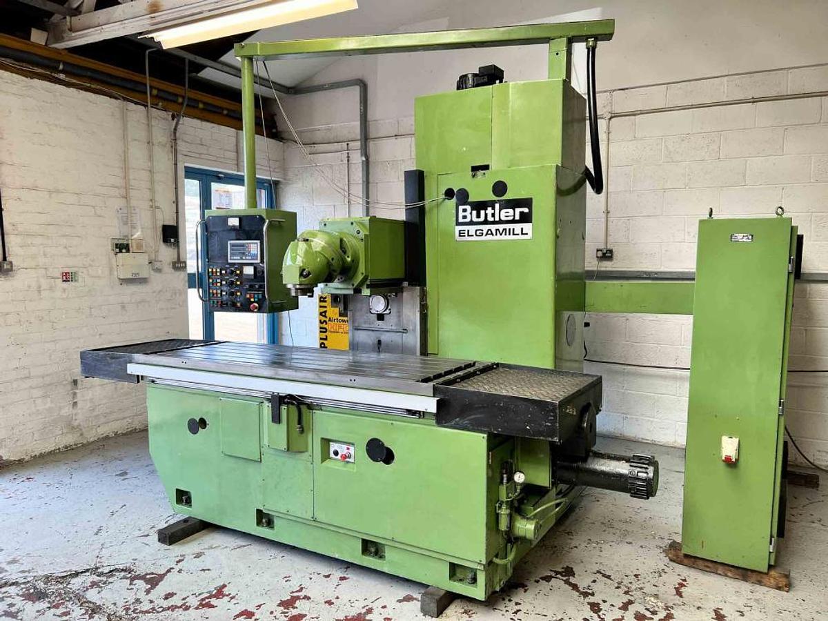 Used SOLD – BUTLER ELGAMILL THP BED TYPE TRAVELLING TABLE UNIVERSAL MILLING MACHINE – SOLD