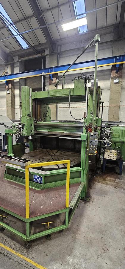 Used 1970 WEBSTER & BENNETT 120" DCM DOUBLE COLUMN VERTICAL BORING AND TURNING MACHINE