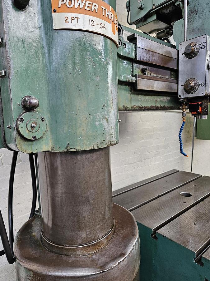 Used ASQUITH 2PT 12-54 POWERTHRUST RADIAL ARM DRILL
