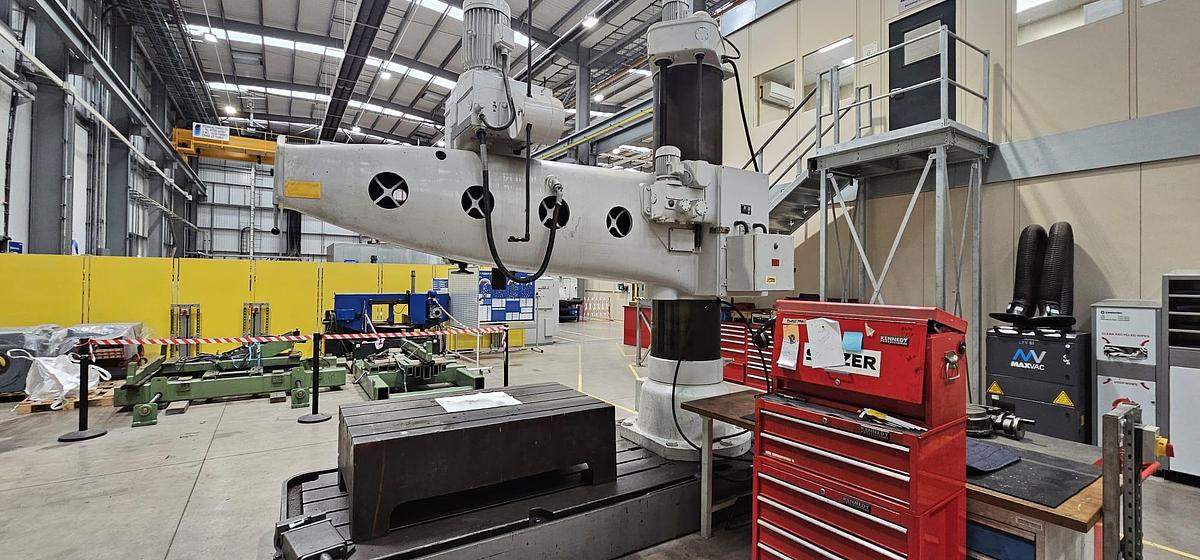 Used CESPEL RFH 100 x 2250 HEAVY DUTY RADIAL ARM DRILLING MACHINE