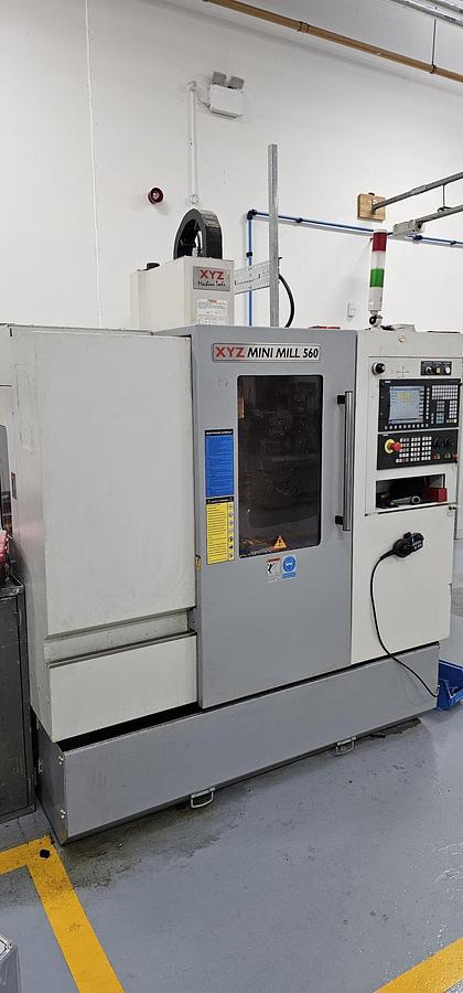 Used 2015 XYZ MINI MILL 560 VERTICAL CNC MACHINING CENRE