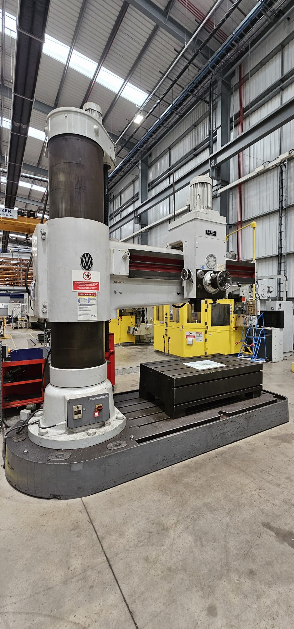 Used CESPEL RFH 100 x 2250 HEAVY DUTY RADIAL ARM DRILLING MACHINE