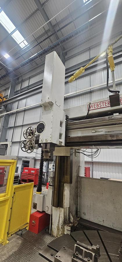 Used 1977 WEBSTER & BENNETT 120" DCM DOUBLE COLUMN VERTICAL BORING MACHINE