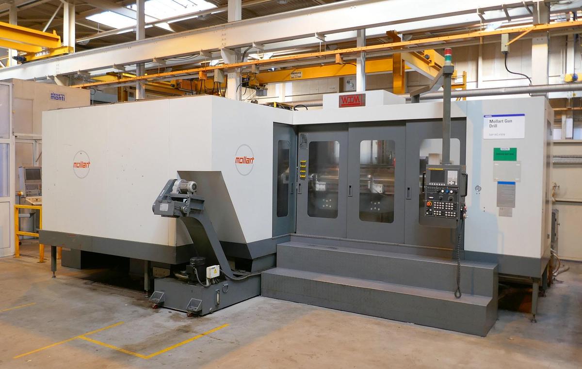 Used SOLD – MOLLART MATRIX DHD1510-18S CNC 3 AXIS DEEP HOLE DRILLING MACHINE – SOLD