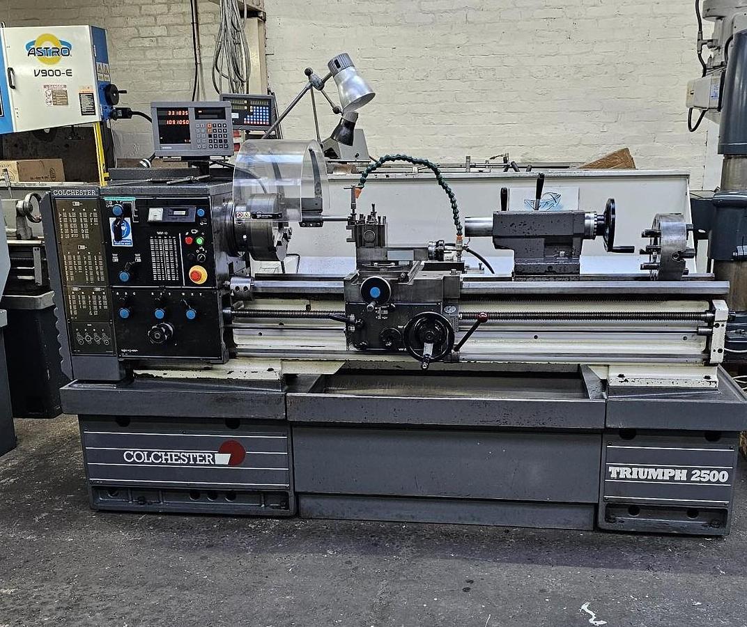 Used COLCHESTER TRIUMPH VS2500 X 1250MM GAP BED CENTRE LATHE