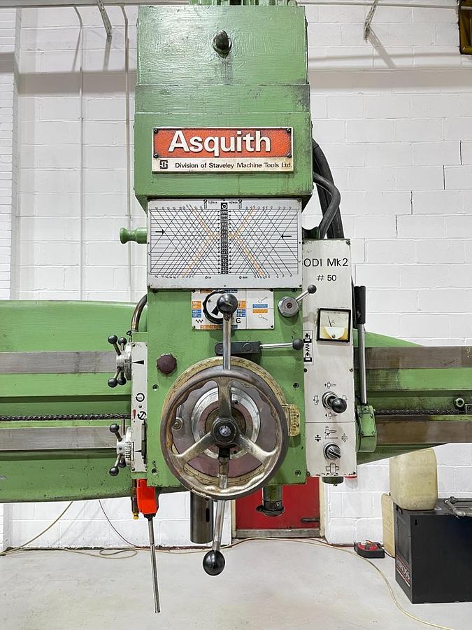 Used ASQUITH OD1 MK2 14/54 RADIAL ARM DRILL