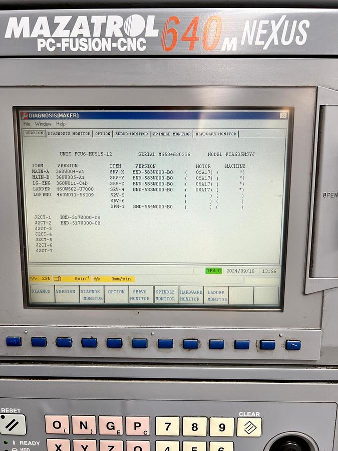 Used MAZAK VCN 410A VERTICAL MACHINING CENTRE