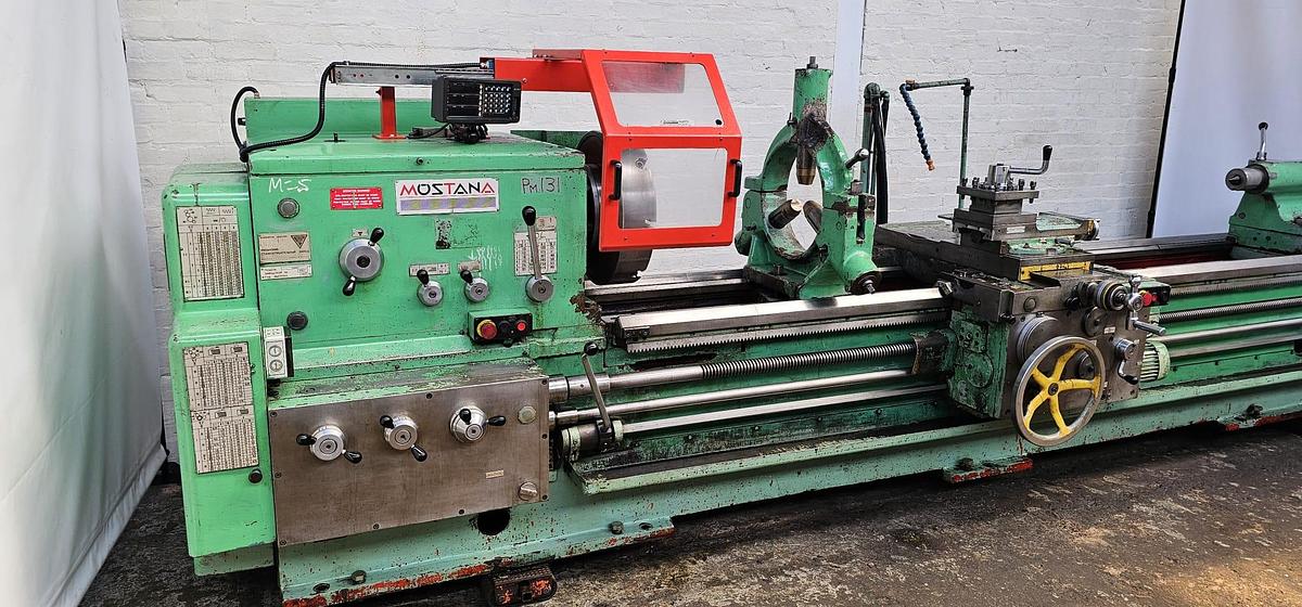 Used MOSTANA 1M63 x 3000 Gap Bed Centre Lathe
