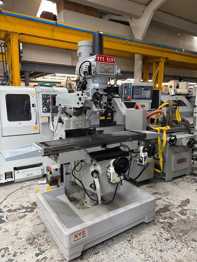 Used XYZ SLV HEAVY DUTY TURRET MILLING MACHINE