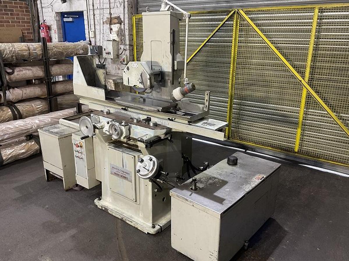 Used JONES & SHIPMAN 1400L PRODUCTION / TOOLROOM SURFACE GRINDING MACHINE WITH EXTENDED COLUMN AND POWER RISE AND FALL WHEELHEAD
