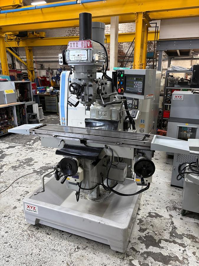 Used XYZ SLV HEAVY DUTY TURRET MILLING MACHINE