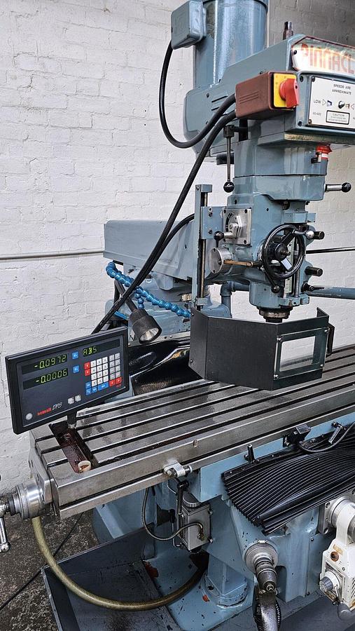 Used EXCEL PINNACLE PKTM-5VS HEAVY DUTY TURRET MILLING MACHINE – EXCELLENT CONDITION!